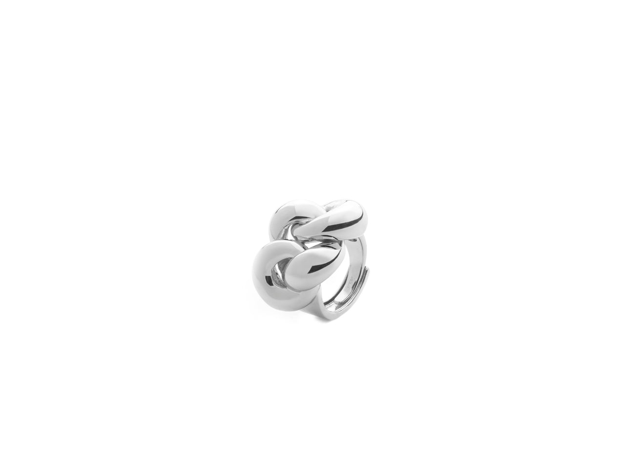 ANELLO OTTONE FINITURA RODIO