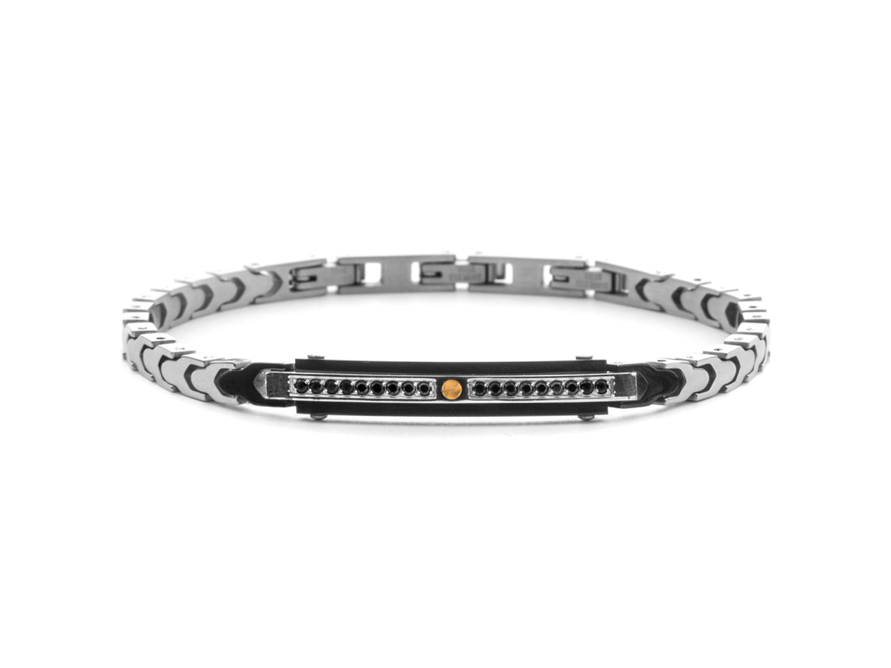 BR AC PVD NERO ORO 18K SPI NE