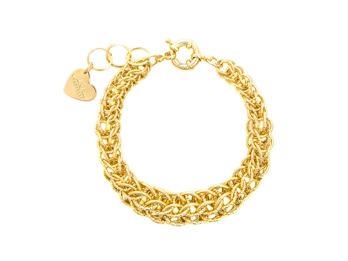 BRACCIALE OTTONE FINITURA ORO