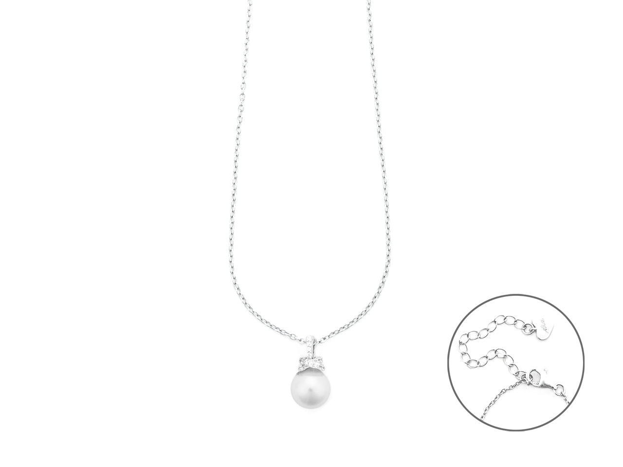 CL PERLA 8MM E ZIRC BIANCHI