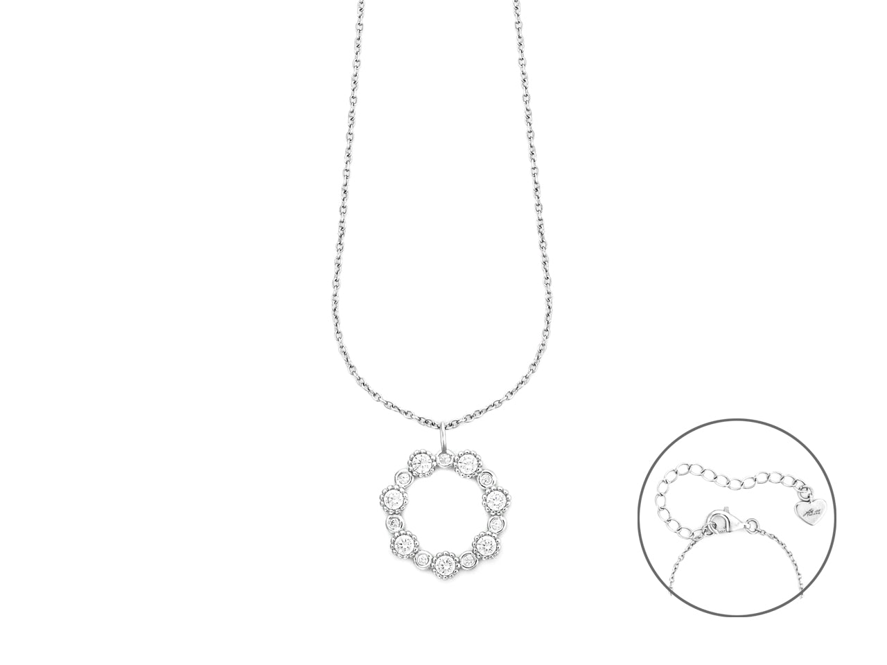 CL CERCHIO E ZIRCONI BIANCHI