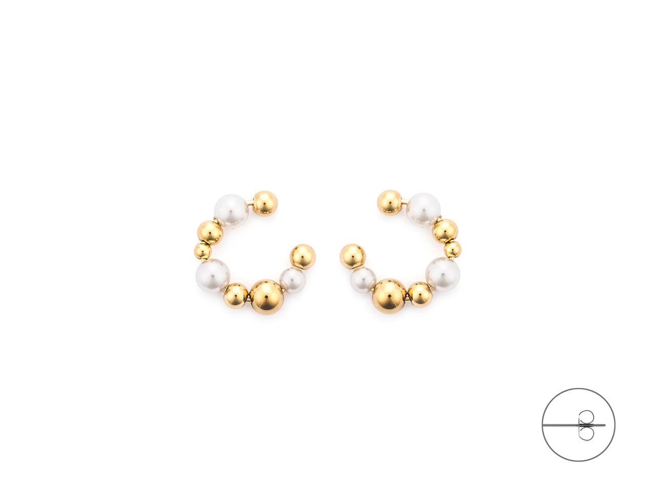 OR SFERE GOLD PVD+ PERLE