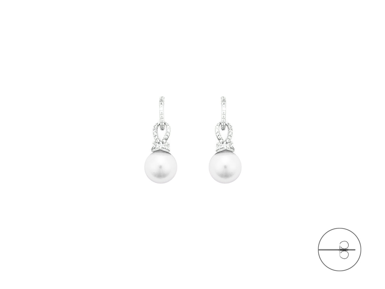 OR PERLA 10MM E ZIRC BIANCHI