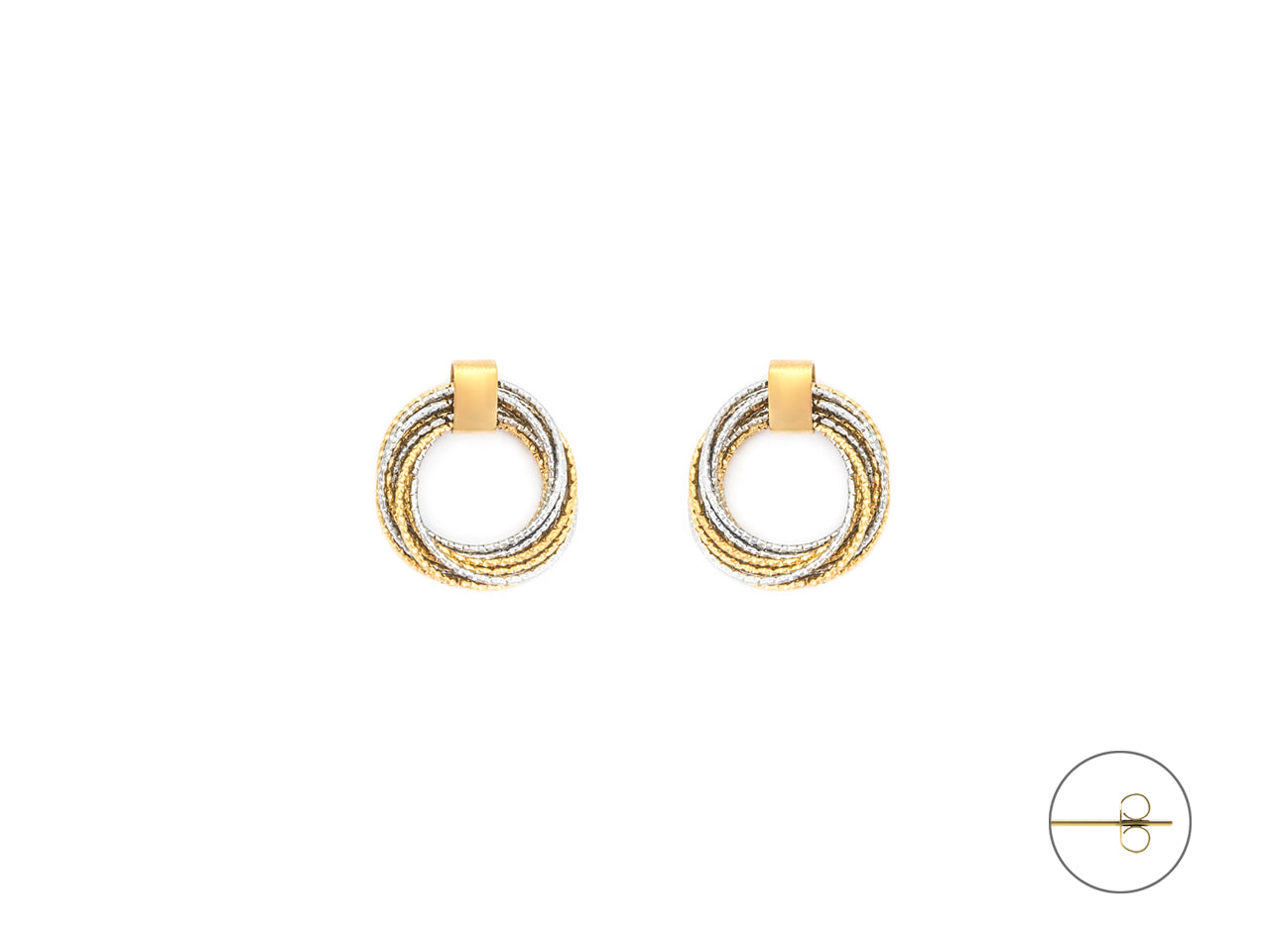 OR PVD ORO PEND CIRC ACCIAO