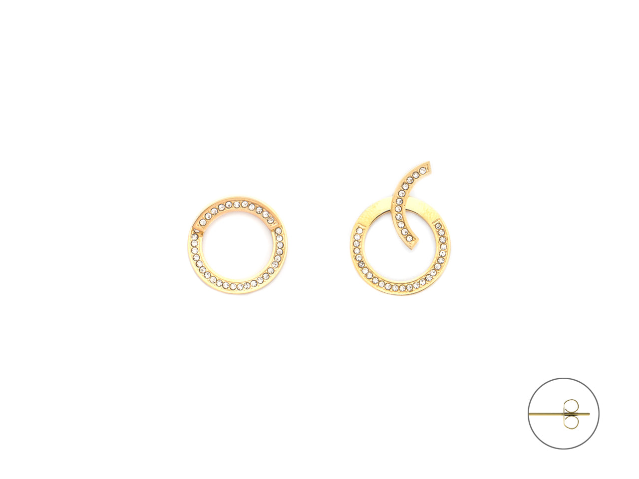 OR PVD ORO CERCHIO ZIRC B ACC