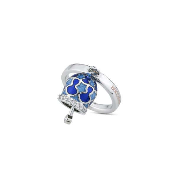 Anello con campanella portafortuna