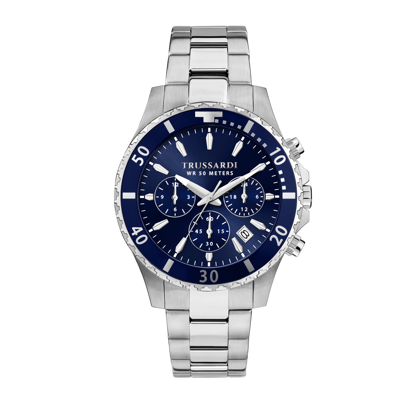 CITY LIFE 42MM MULT BLUE DIAL SS BR