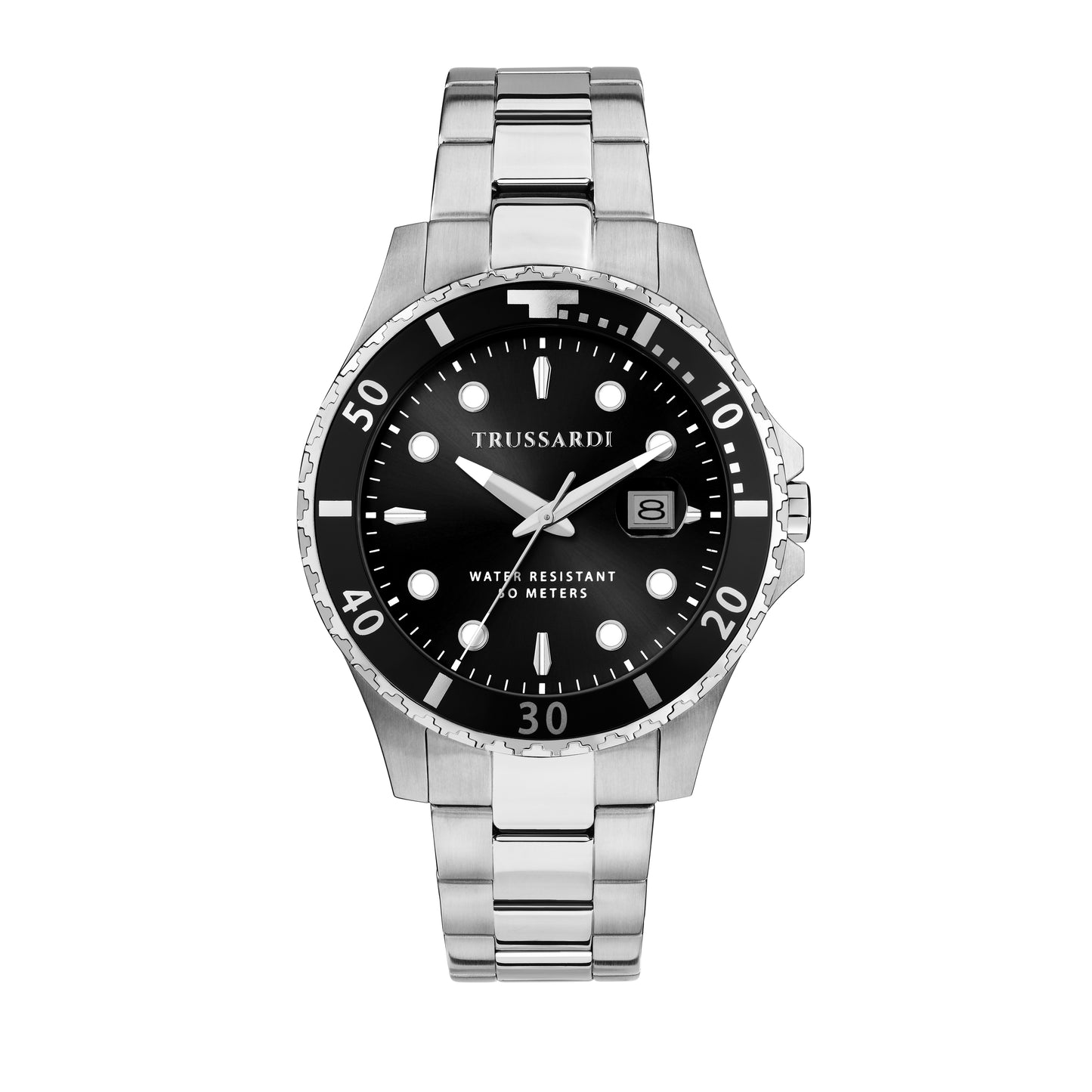 CITY LIFE 42MM 3H BLACK DIAL SS BR