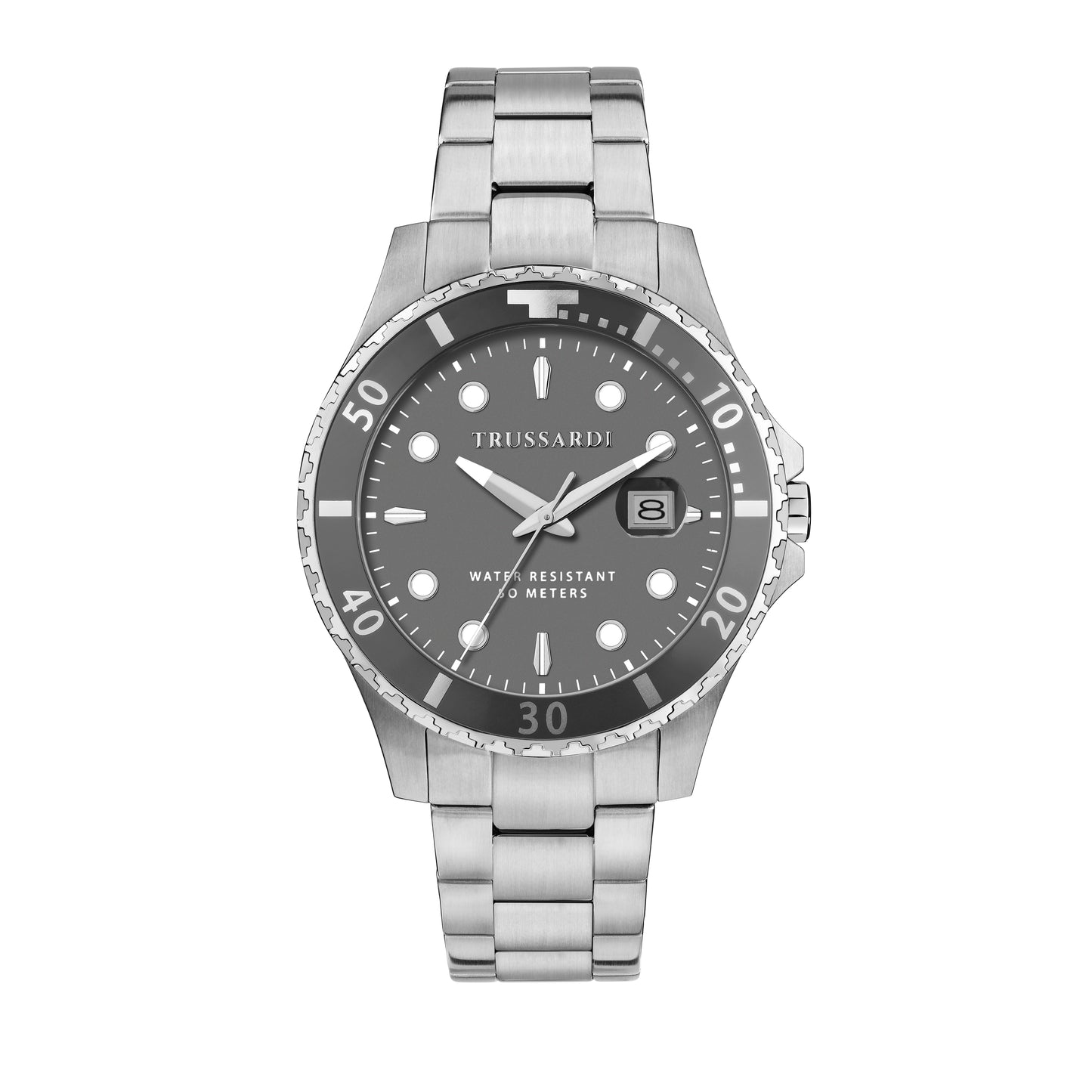 CITY LIFE 42MM 3H GRAY DIAL SS BR