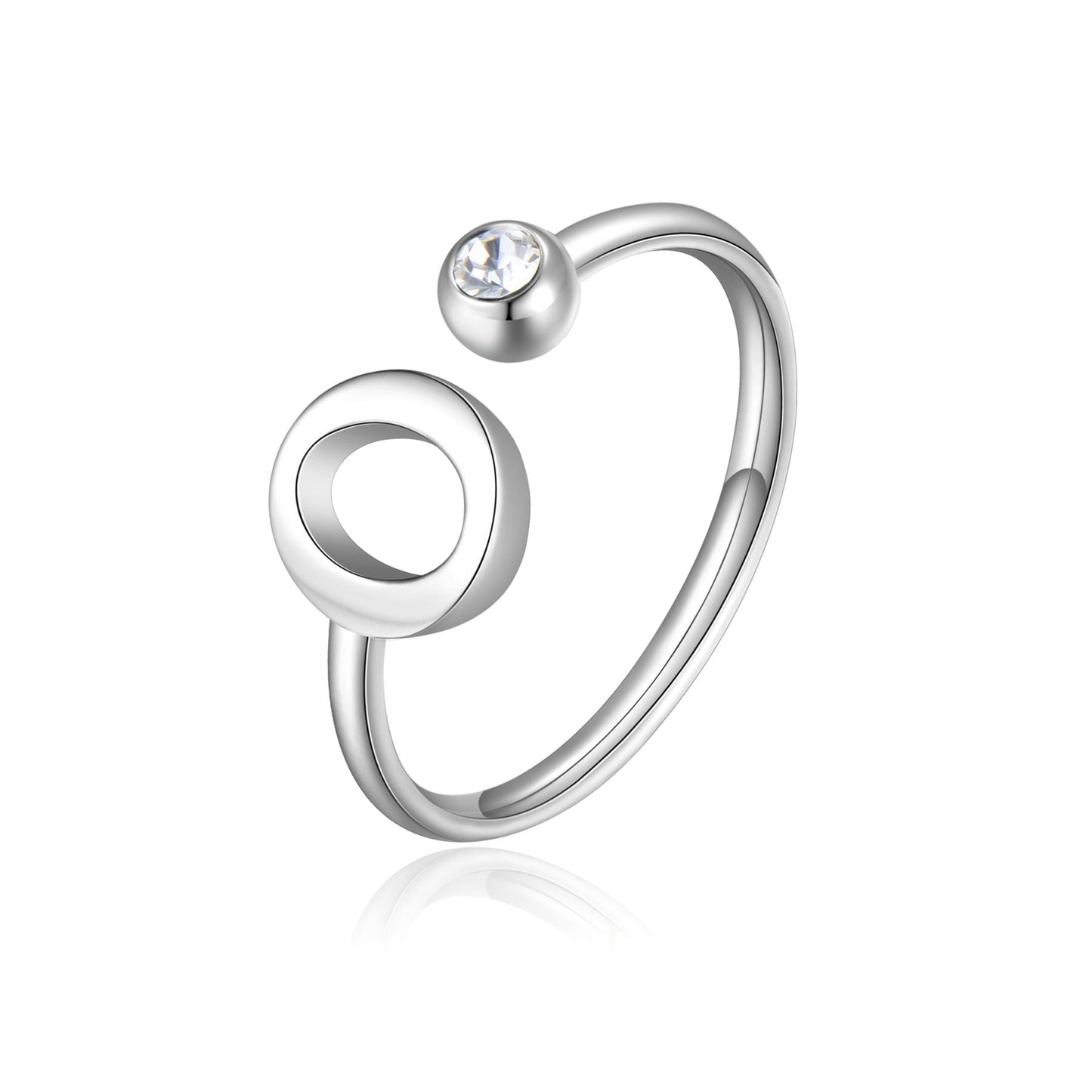Anello CLICK LETTERA O