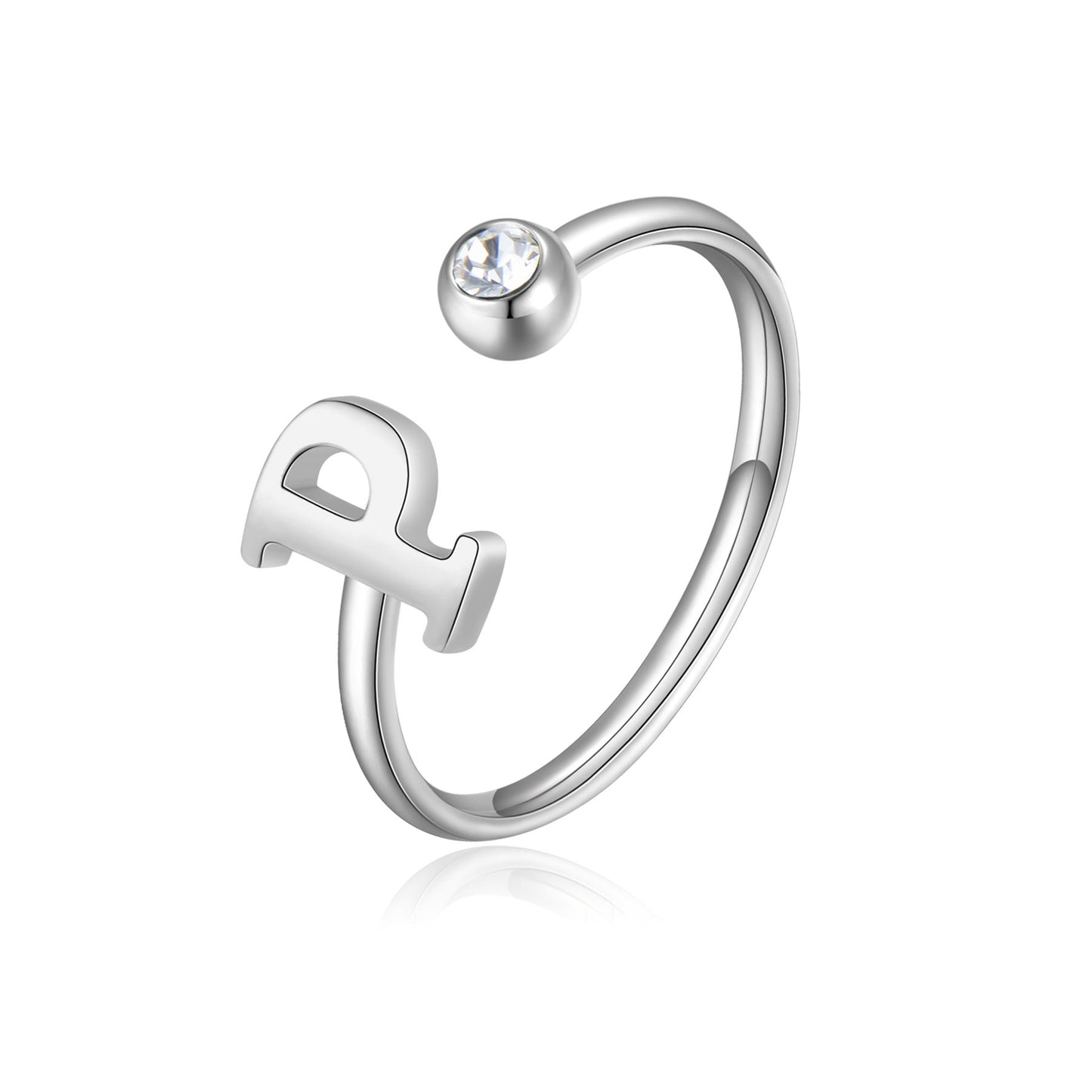 Anello CLICK LETTERA P