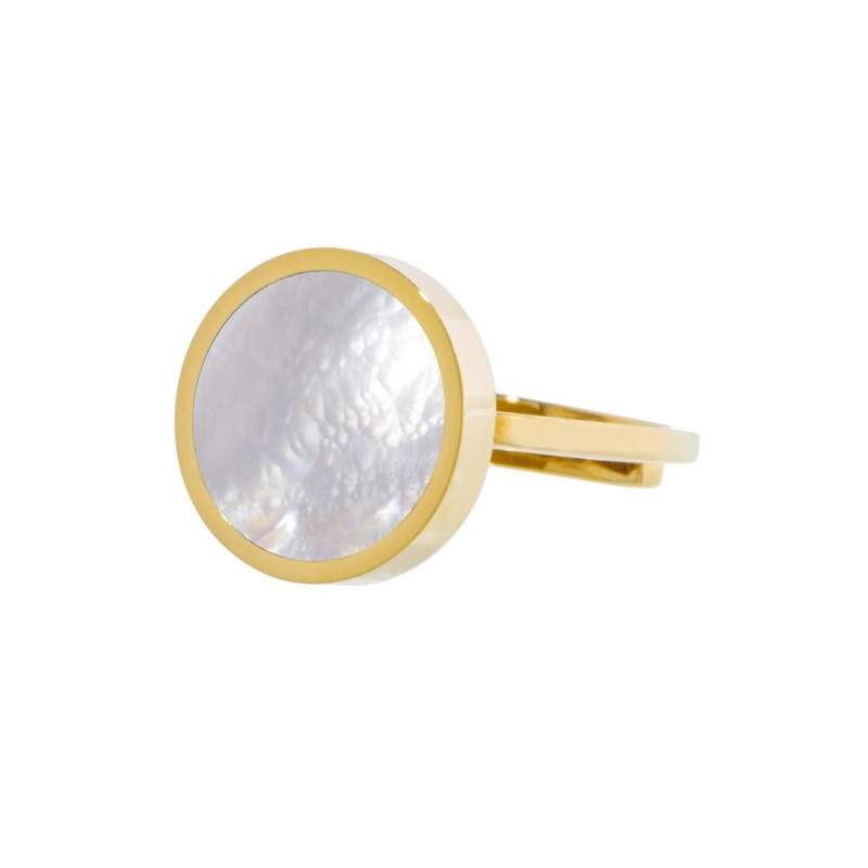 Anello con madreperla 14mm
