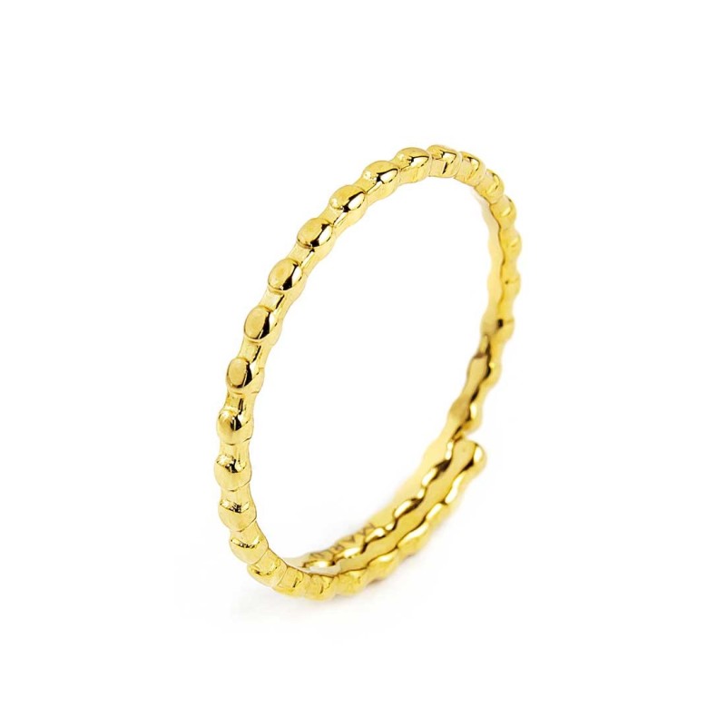 Anello trama puntinata