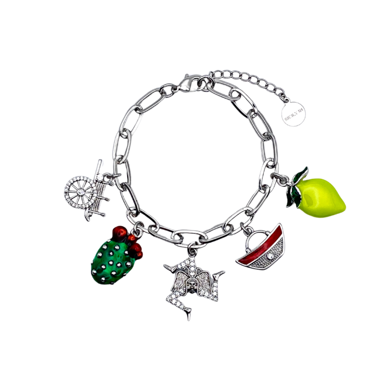 Bracciale 5 charms
