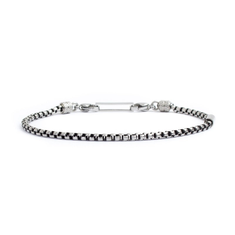 Bracciale catena box rounded 3mm