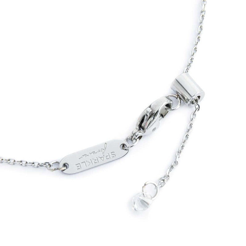 Bracciale catena cutting cross con tre zirconi 3,5mm centrali