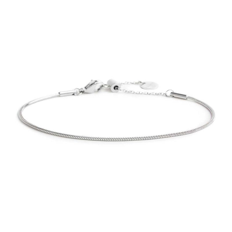 Bracciale catena snake quadrata