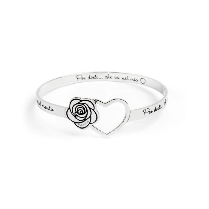 Bracciale rigido rosa