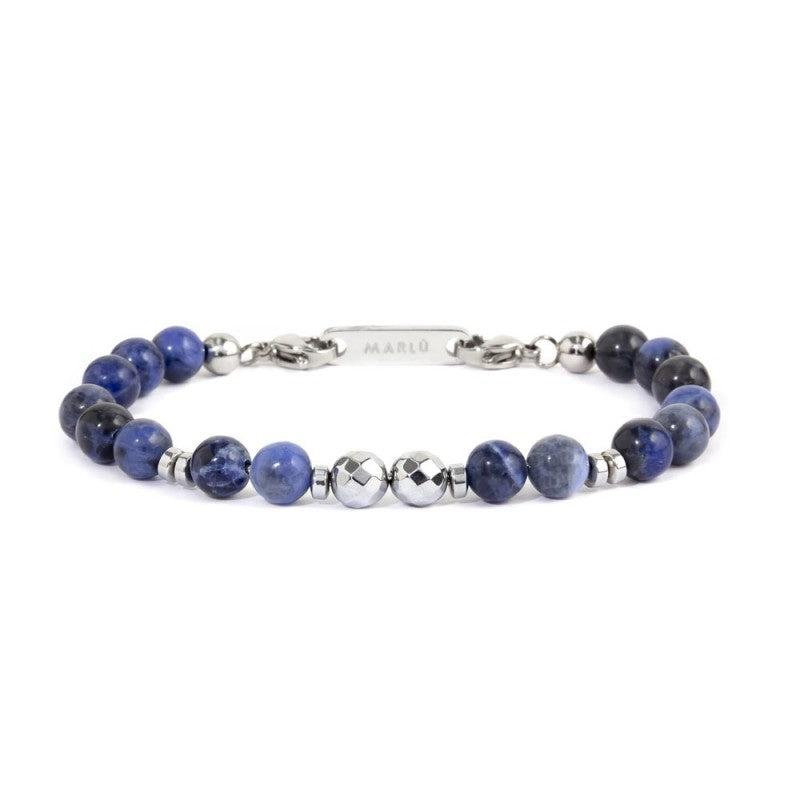 Bracciale sfere sfaccettate 6mm