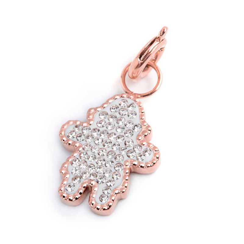 Charm bimba con cristalli