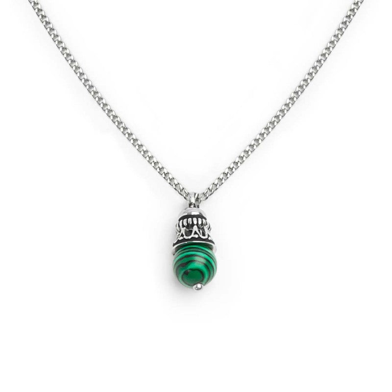 Collana catena grumetta con pendente