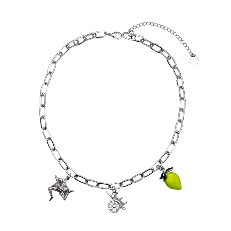 Collana con 3 charms