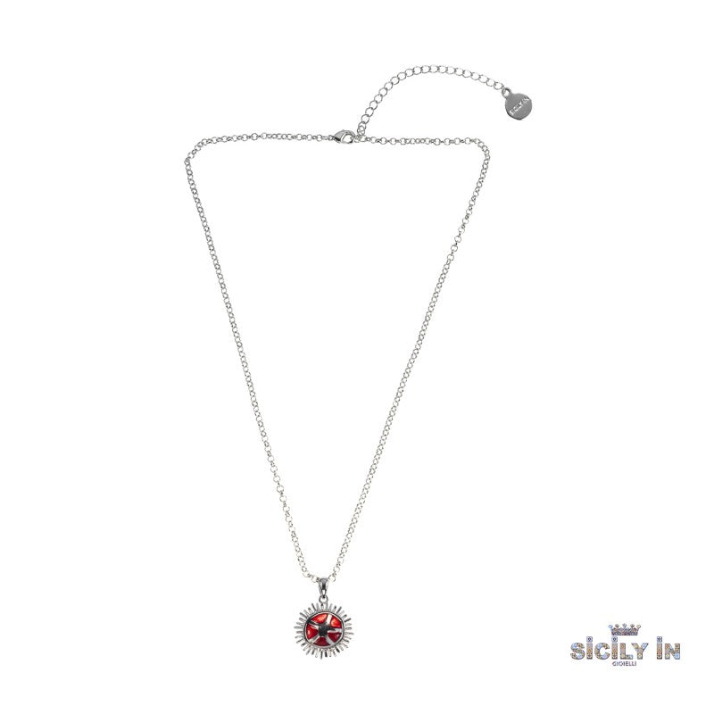 COLLANA IN METALLO ANALLERGICO CON 1 CHARM RICCIO