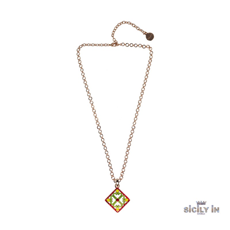 COLLANA IN METALLO ANALLERGICO CON 1 CHARM