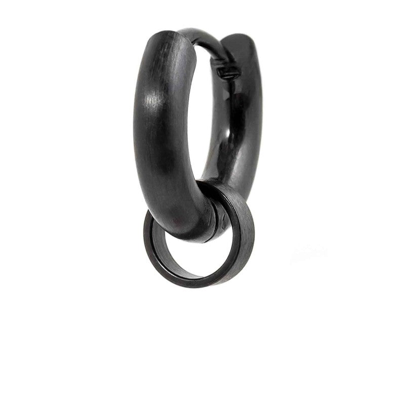Orecchino a cerchio 14mm con anello per charm