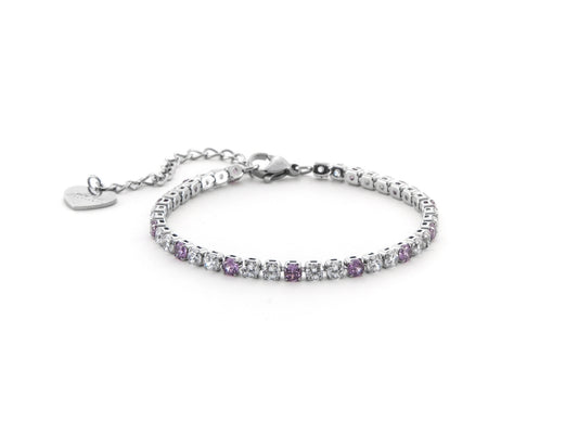 BR TENNIS ZIRC VIOLA E BIANCHI