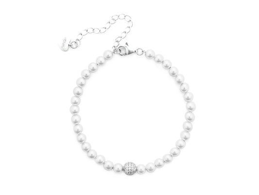BR PERLA+SFERA PAVE BIANCA