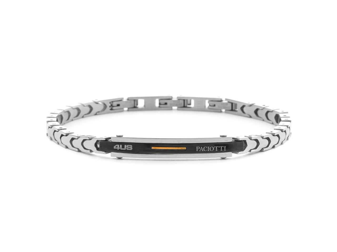 BRAC ACC PVD NERO ORO 18K