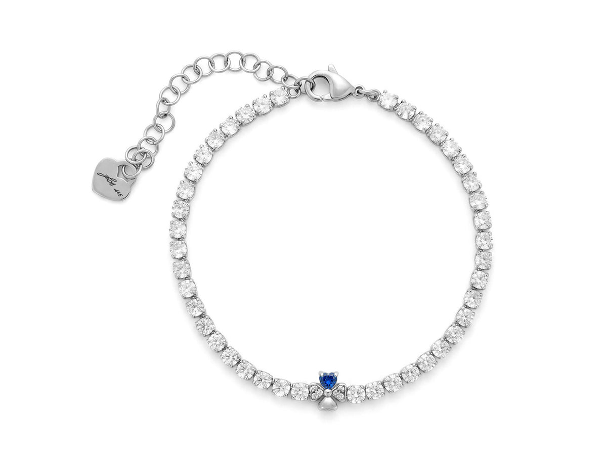 BR ACC TENNIS ZIRC BIAN BLU