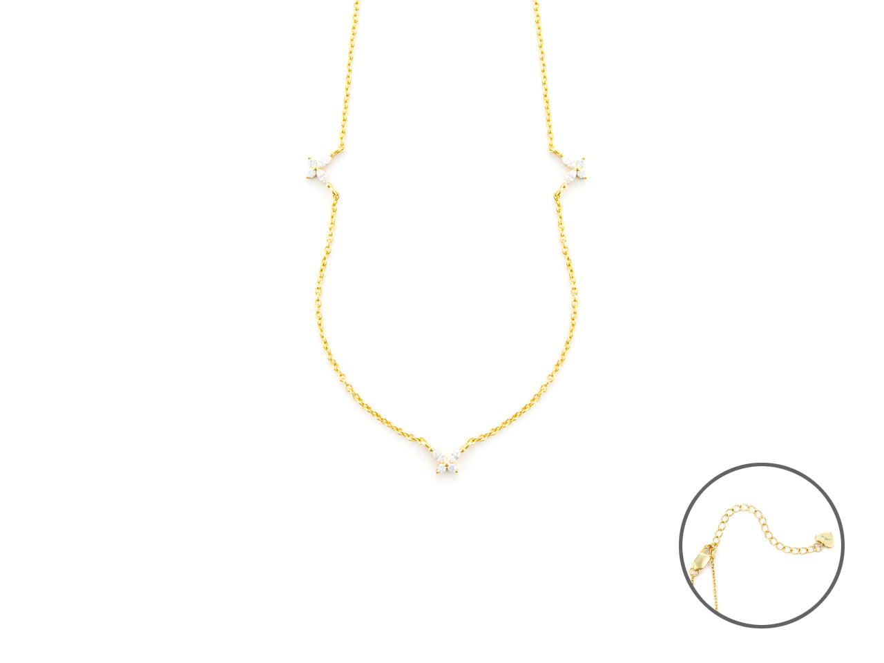 CL ORO ZIR BIANCHI FARFALLE