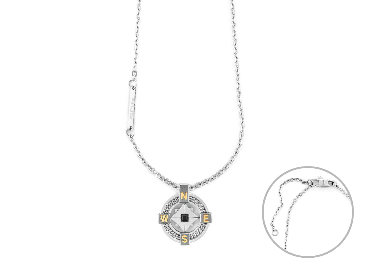 CL BUSSOLA,GUN PVD E ORO 18K