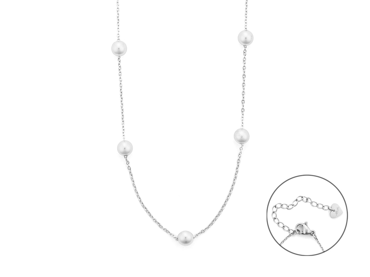 CL CATENA PERLE 6MM BIA