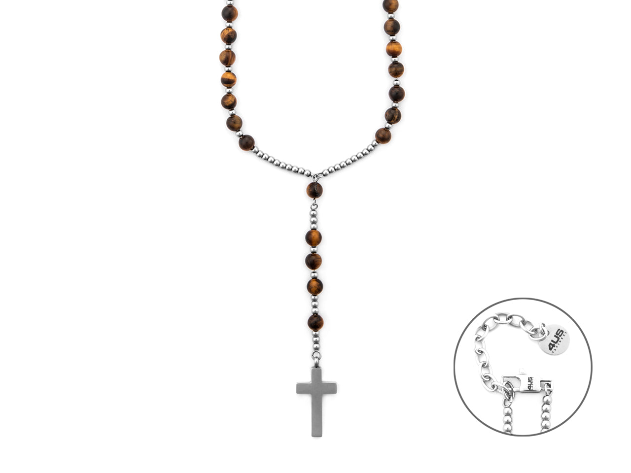 CL ROSARIO BROWN TIGER EYE