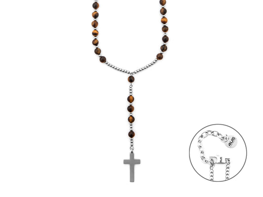 CL ROSARIO BROWN TIGER EYE