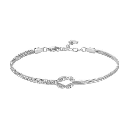 BRACCIALE UOMO IN ACCIAIO CON NODO