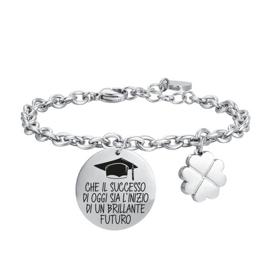 BRACCIALE DONNA IN ACCIAIO CHE IL SUCCESSO DI OGGI SIA L'INIZIO DI UN BRILLANTE