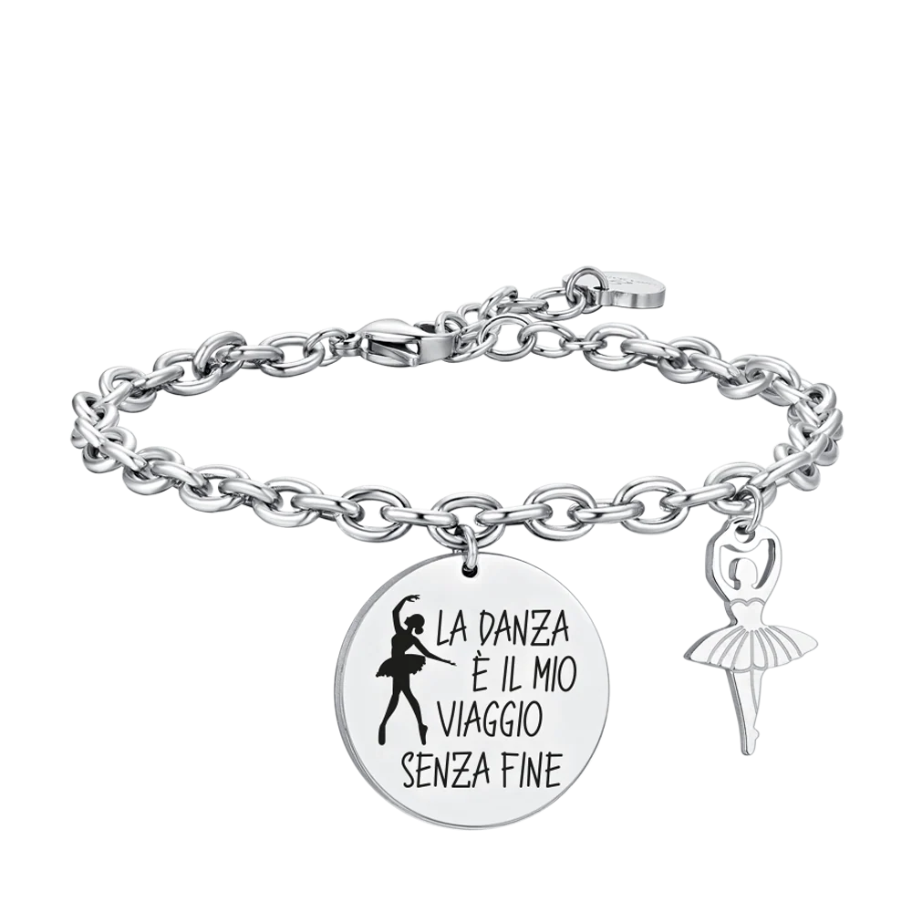 BRACCIALE DONNA IN ACCIAIO BALLERINA
