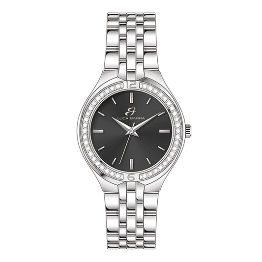 OROLOGIO DONNA IN ACCIAIO QUADRANTE NERO