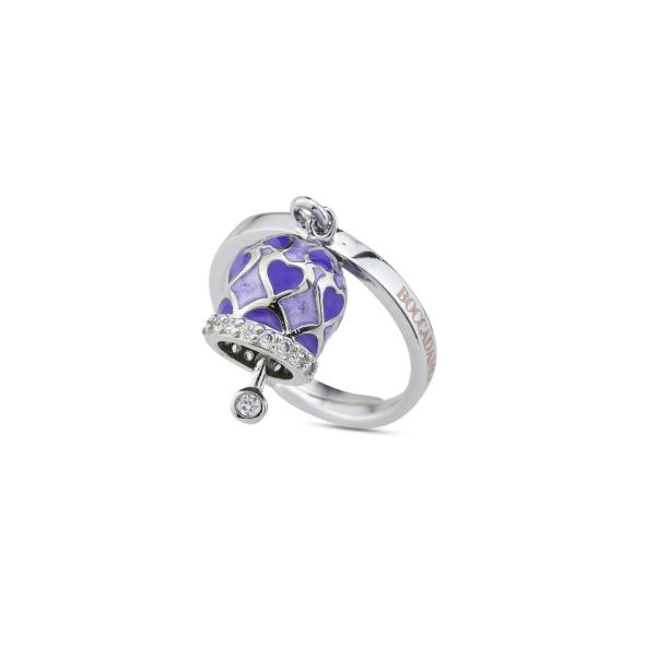 Anello con campanella portafortuna