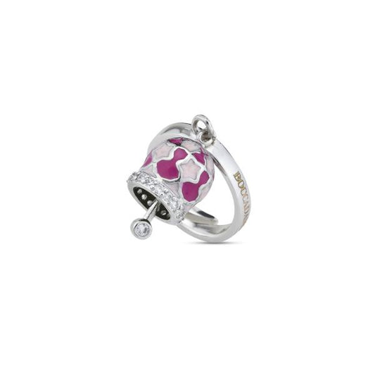 Anello con campanella portafortuna