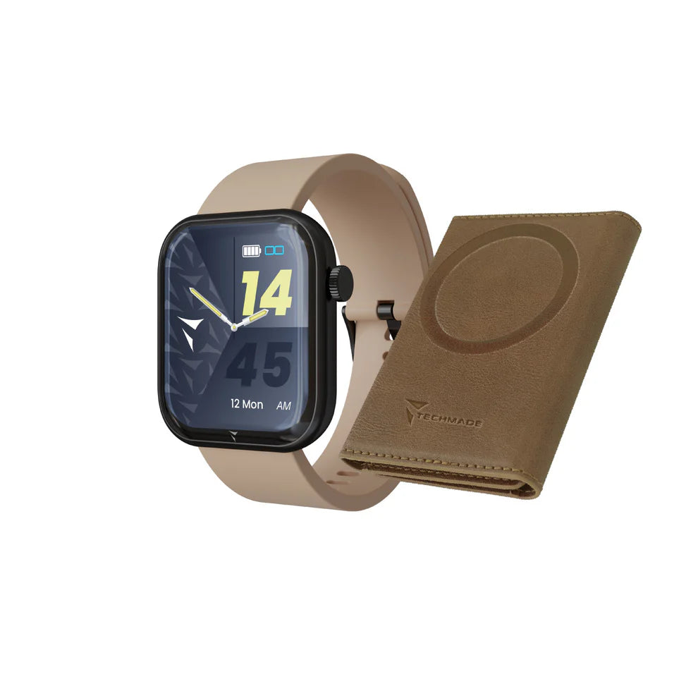 Smartwatch Glam con Intelligenza Artificiale - Bundle Pack con Wallet