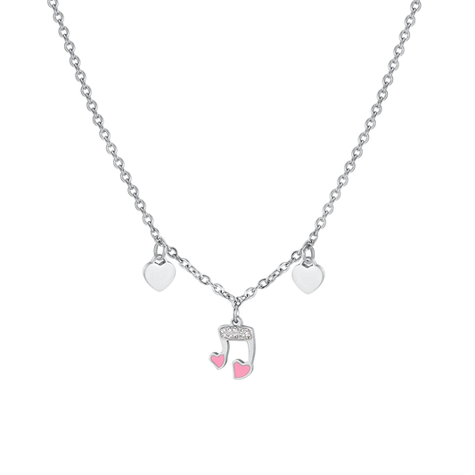 COLLANA BAMBINA IN ACCIAIO NOTA MUSICALE