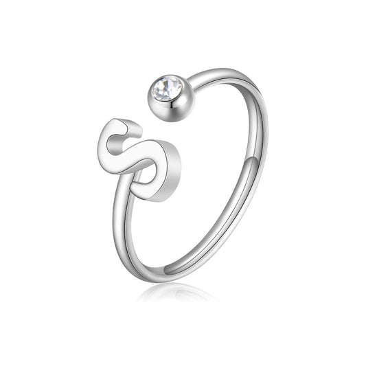 Anello CLICK LETTERA S