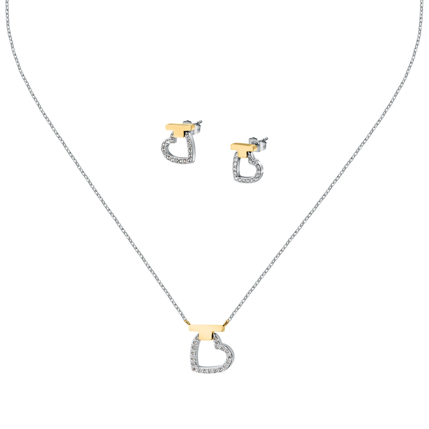 T-LOGO NECKLACE & EARRING SPECIAL PACK