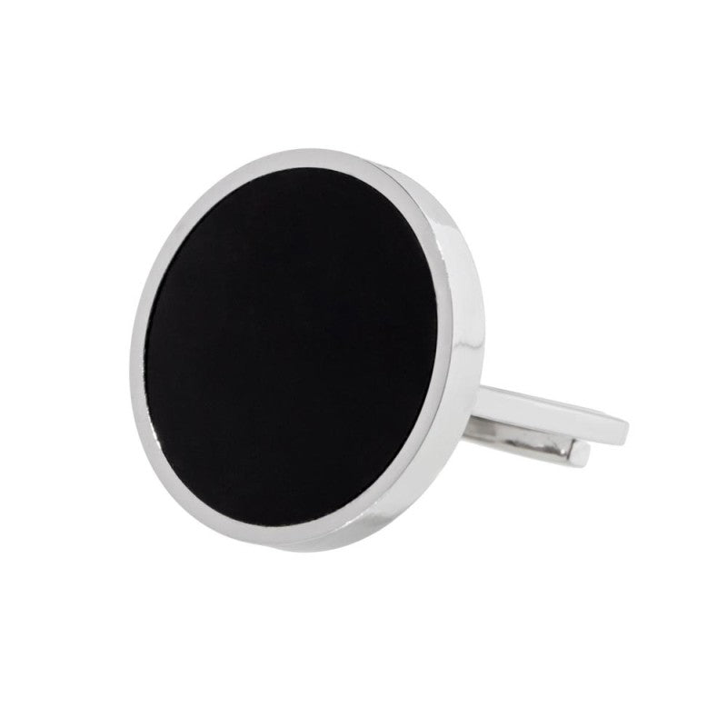Anello con acrilico nero 20mm