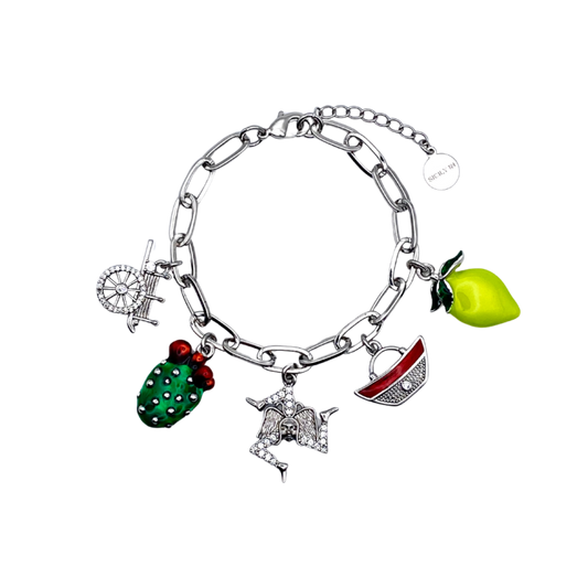 Bracciale 5 charms